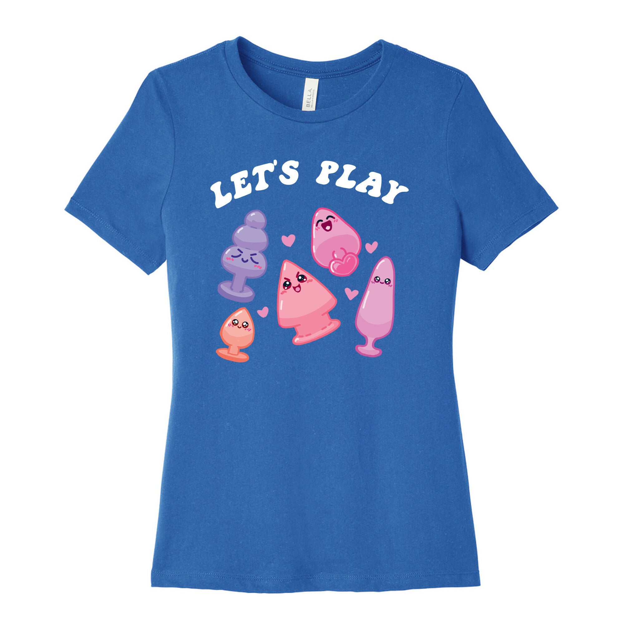 Let's Play (Kawaii Plugs) Women's Cotton Tee